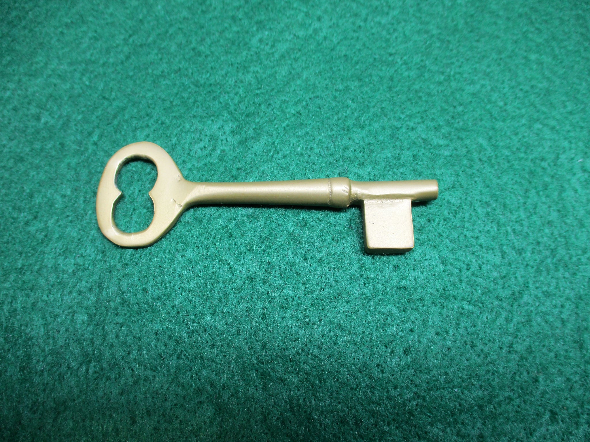 2 5/8" BRASS BIT KEY BLANK with TAPERED END - PERFECT for OLD LOCKS (33227)
