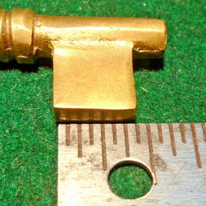 3 3/8" BRASS BIT KEY BLANK - PERFECT for OLD MORTISE LOCKS (33091)