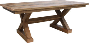 Double Cross Dining Table