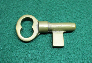BRASS POCKET DOOR TAPERED BIT KEY BLANK for POCKET DOOR LOCKS   (33219)